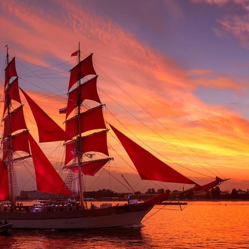 The Scarlet Sails, St. Petersburg jigsaw puzzle