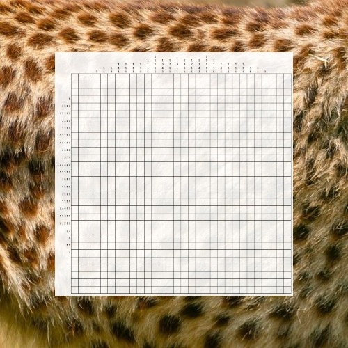 Nonogram Puzzle: Cheetah
