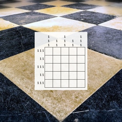 Nonogram Puzzle: Checkerboard