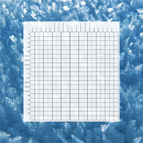 Nonogram Puzzle: Snowflake 2