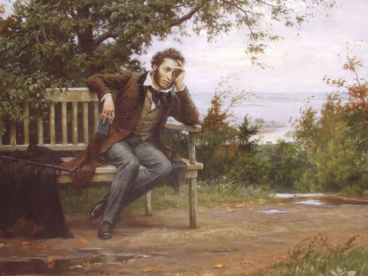 Scherbakov's Painting Pushkin in Mikhailovskoe