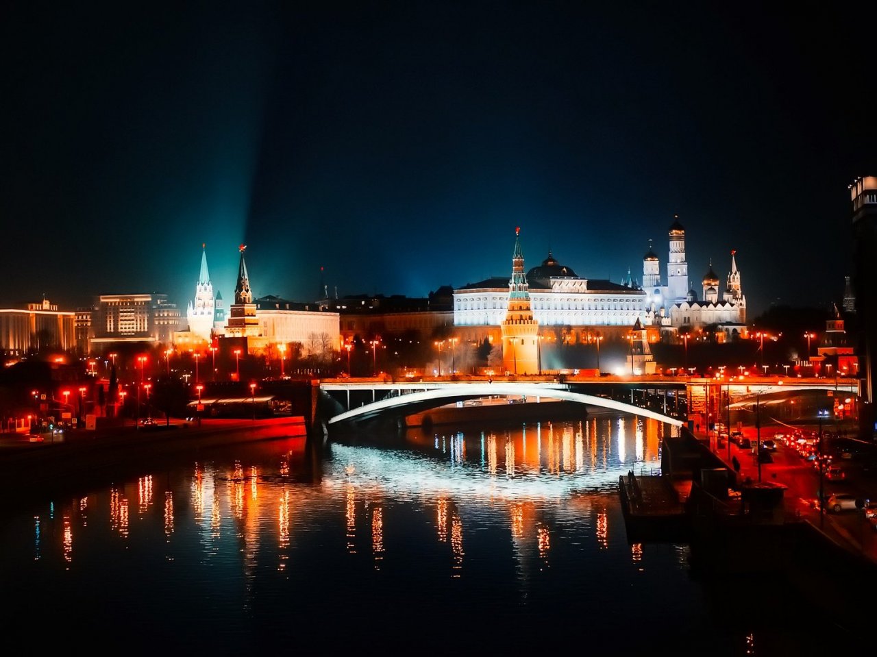 Night View of Moscow jigsaw puzzle