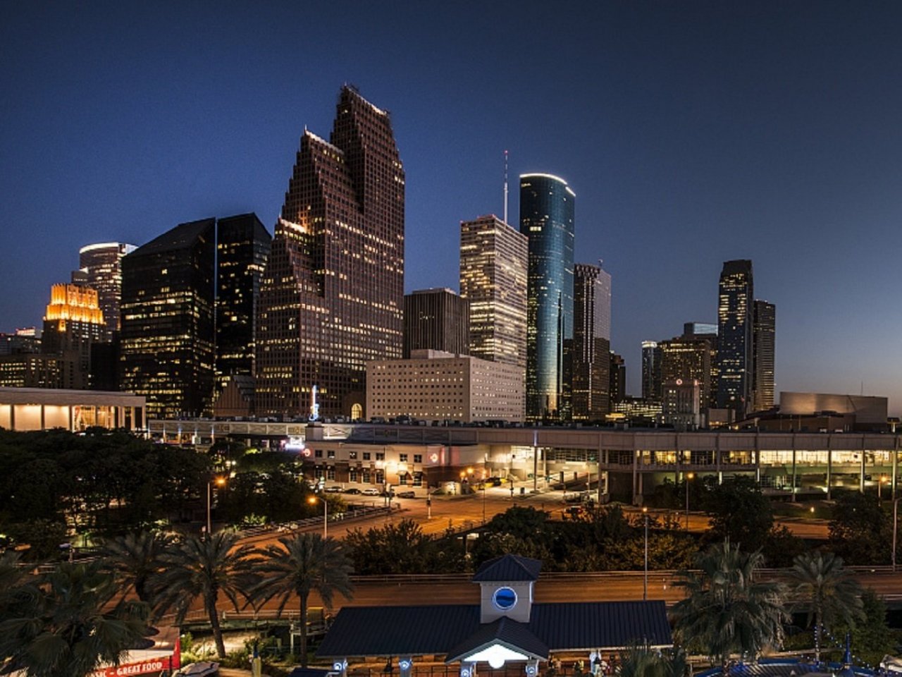 Night View of Houston jigsaw puzzle