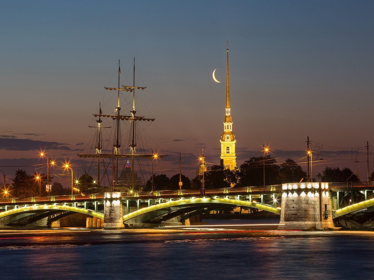 St. Petersburg night view jigsaw puzzle