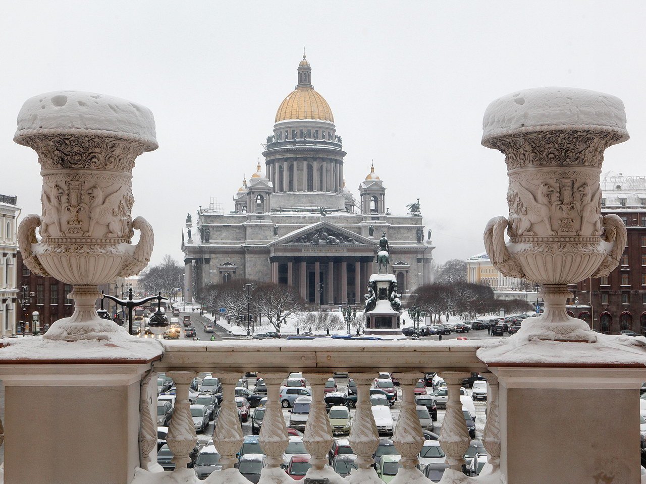 Winter in St. Petersburg jigsaw puzzle