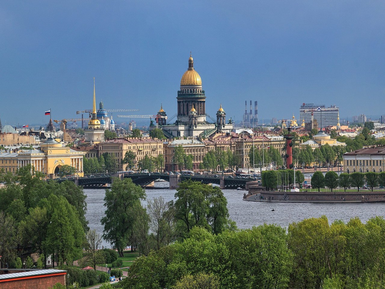 Panoramic view of St. Petersburg jigsaw puzzle