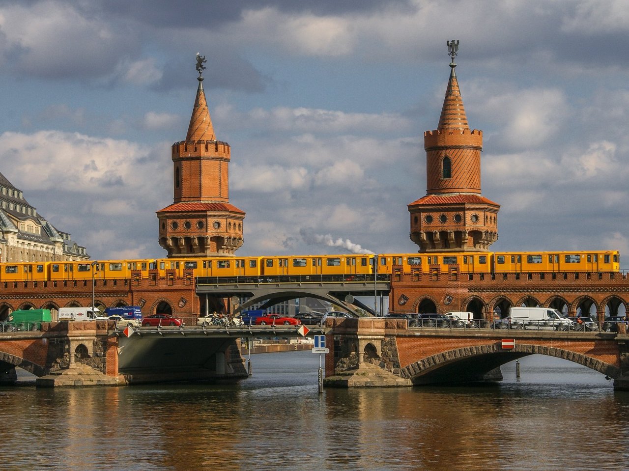 The Oberbaum Bridge in Berlin jigsaw puzzle