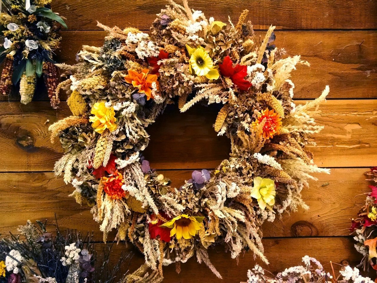 Autumn wreath jigsaw puzzle