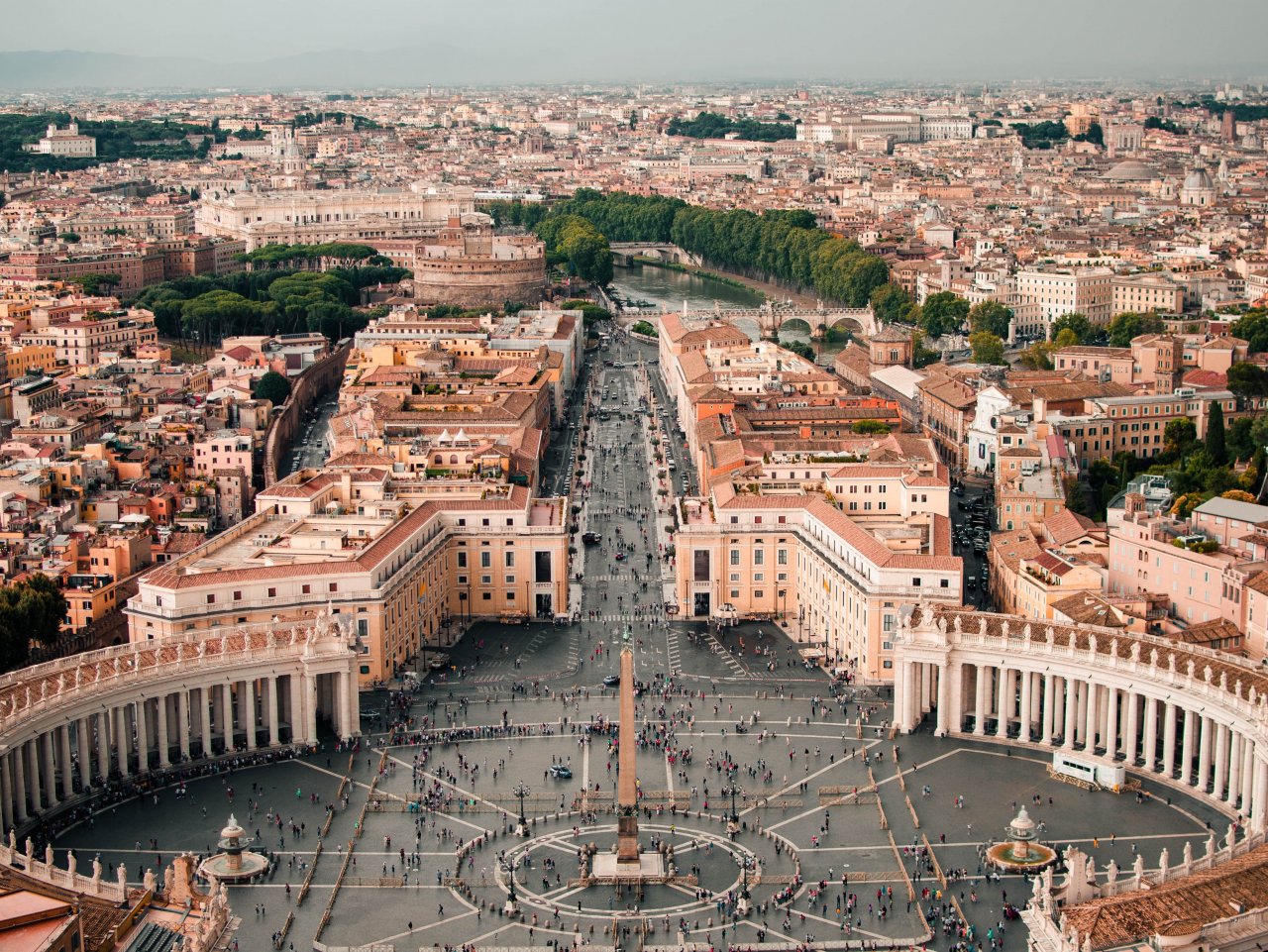 Panoramic View of Vatican Online Jigsaw Puzzle