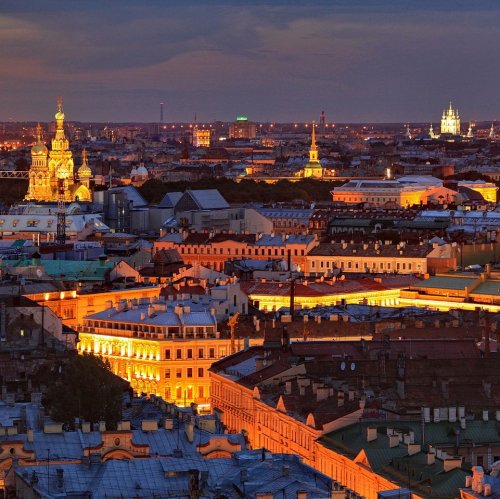 Night view of St. Petersburg jigsaw puzzle