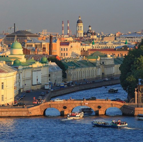 Panoramic view of Saint-Petersburg jigsaw puzzle