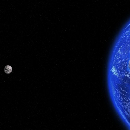 Earth and Moon jigsaw puzzle