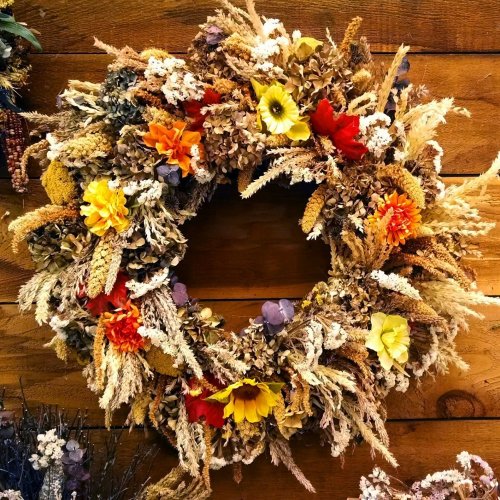 Autumn wreath jigsaw puzzle
