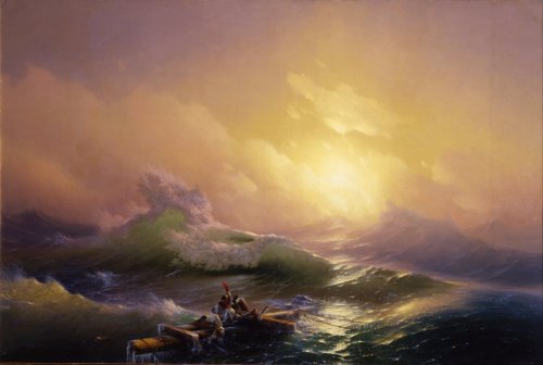 Aivazovsky painted his famous painting The Ninth Wave in 1850. In what museum is it stored?